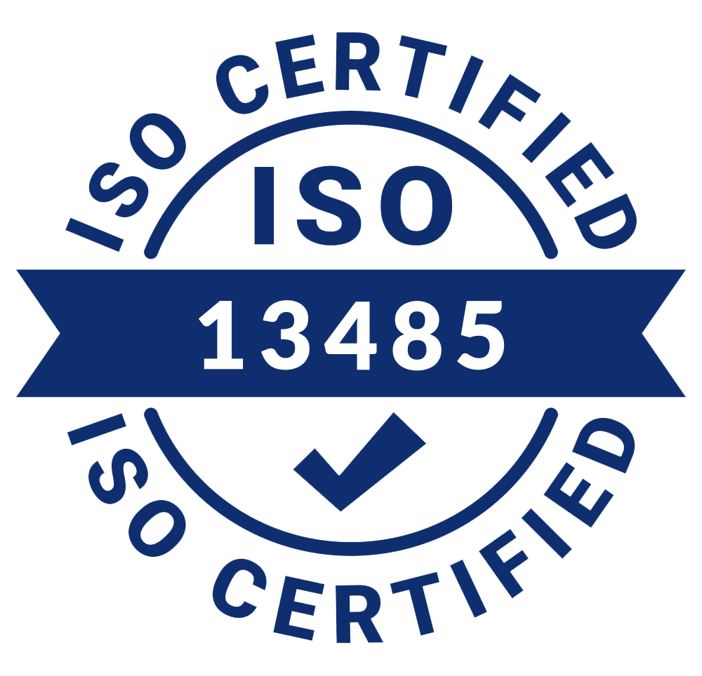 ISO 13485 certification logo